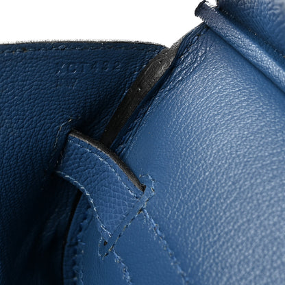 Hermes Epsom Birkin 35 Bleu Agate 7 of 10