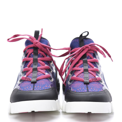 Christian Dior Technical Fabric Rubber Womens Fireworks D-Connect Sneakers 40 Deep Blue Pink 1 of 8