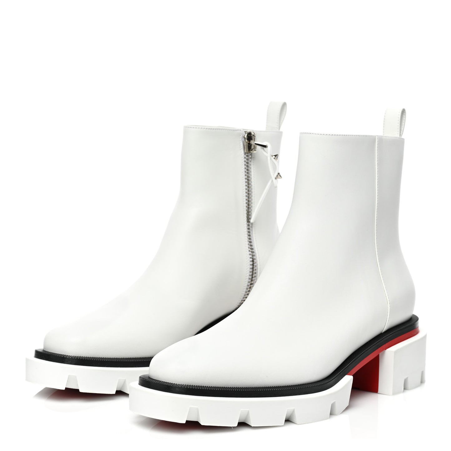 Calfskin Maxiboot Boots 37 Bianco