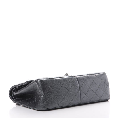 Chanel Metallic Sheepskin Quilted 2.55 Reissue 226 Flap Dark Silver 3 of 13