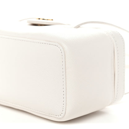 Chanel Shiny Caviar Preppy Coco Long Vanity With Strap White 10 of 11