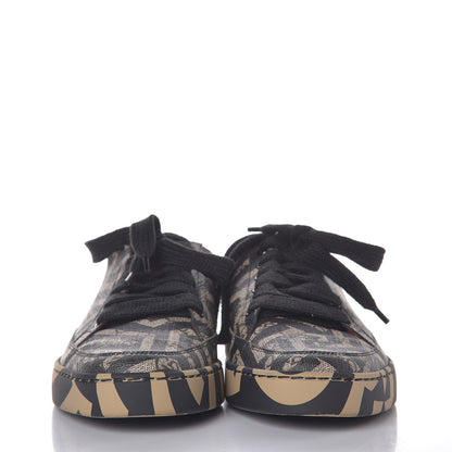 Gucci GG Supreme Monogram Caleido Mens Low Top Sneakers 7.5 Black 2 of 8