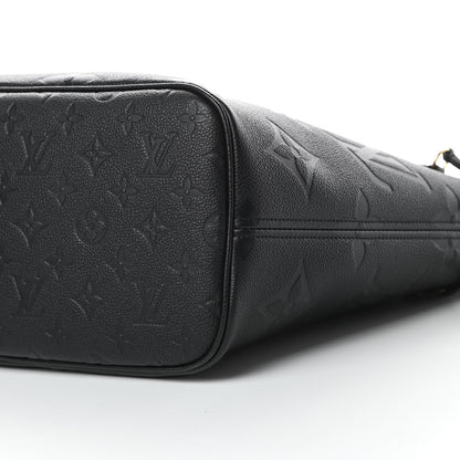 Louis Vuitton Empreinte Monogram Giant Neverfull MM Black 9 of 9