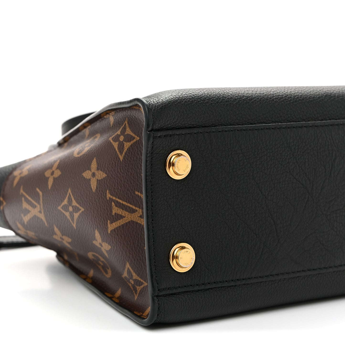 Calfskin Monogram On My Side PM Black