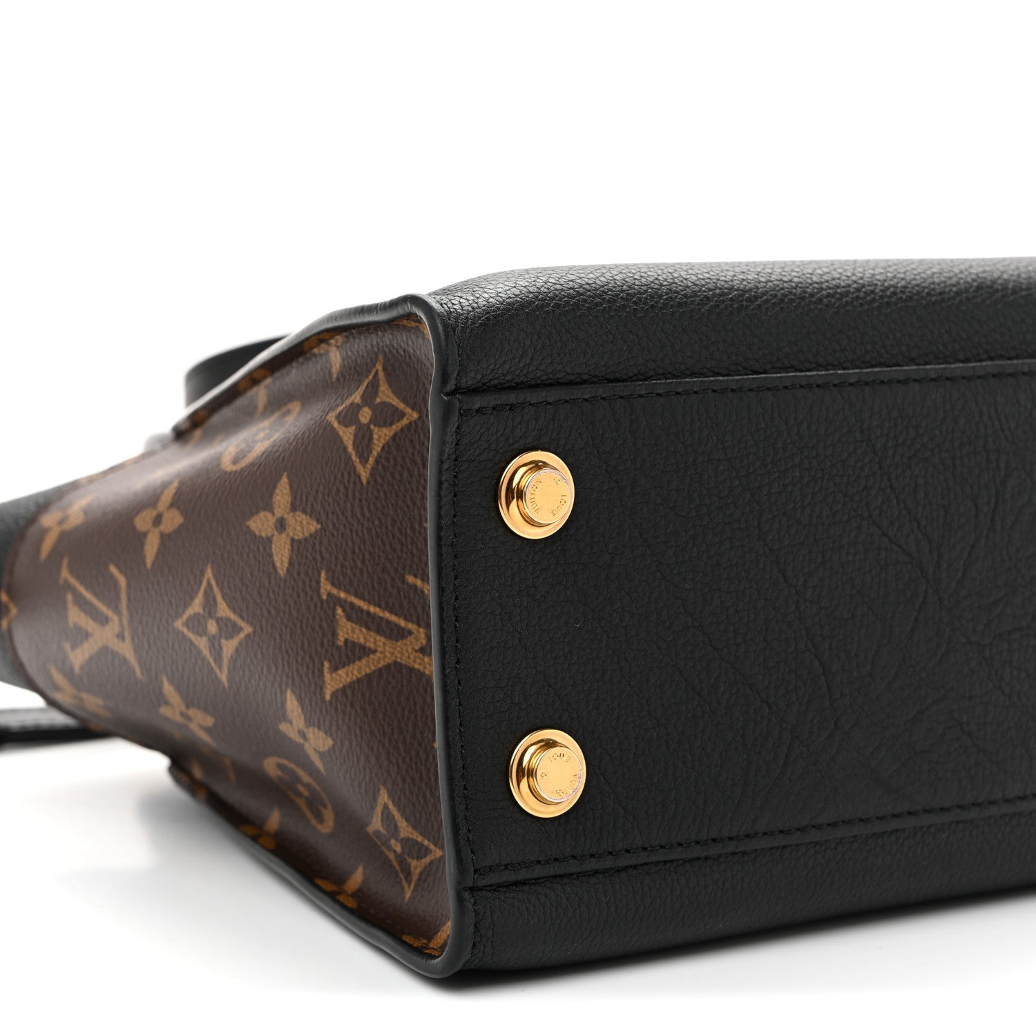 Louis Vuitton Calfskin Monogram On My Side PM Black 8 of 9