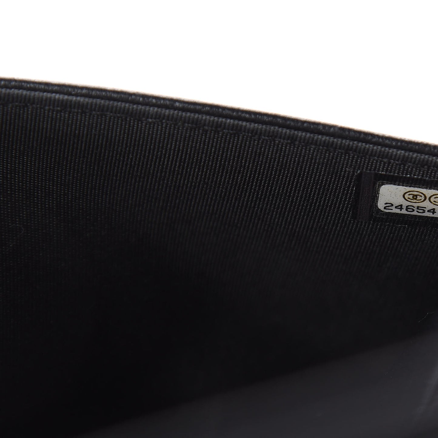 Lambskin Quilted Boy Wallet On Chain WOC Black