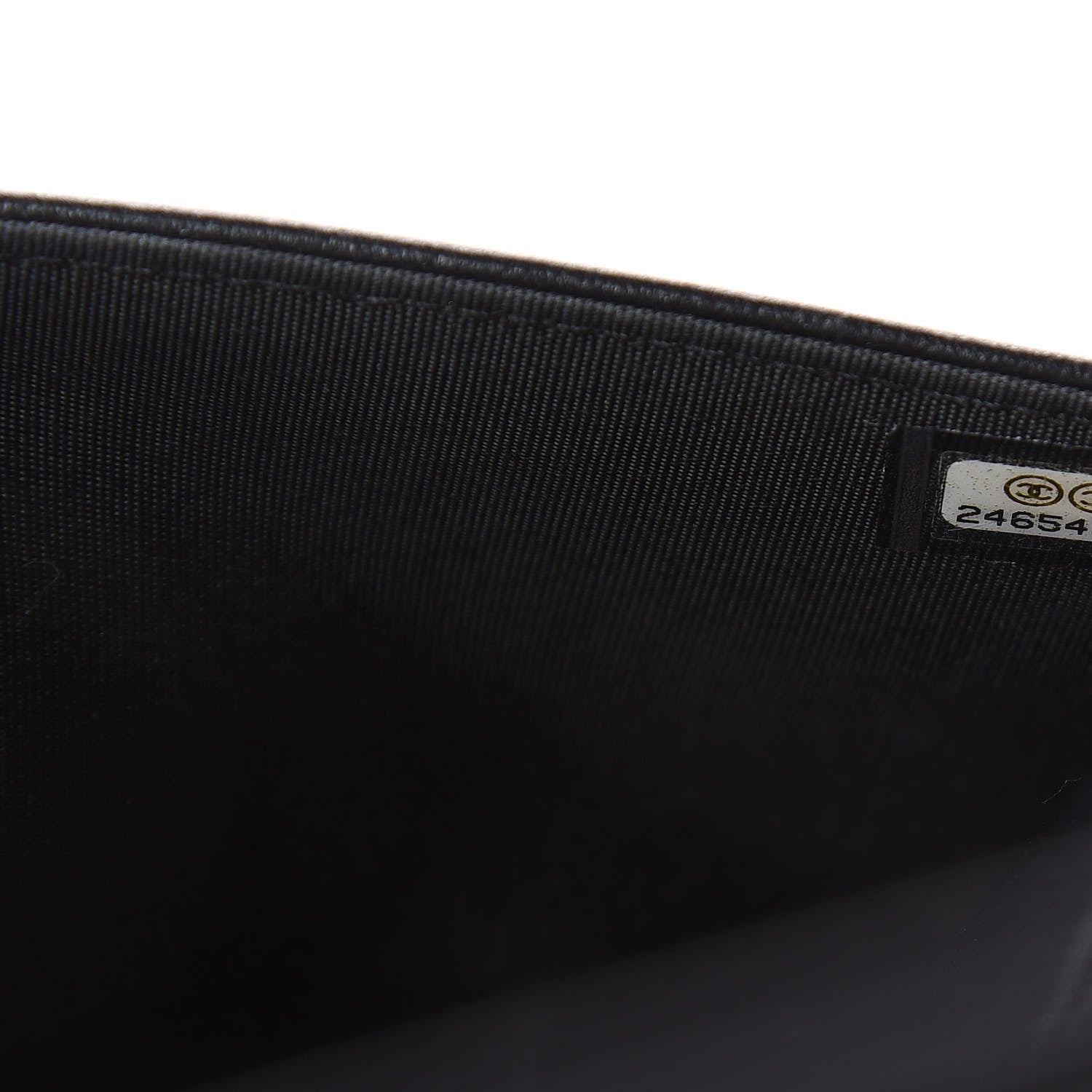 Chanel Lambskin Quilted Boy Wallet On Chain WOC Black 10 of 12