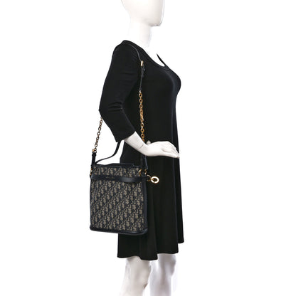 Christian Dior Oblique Medium C'est Chain Bucket Bag Blue 2 of 8