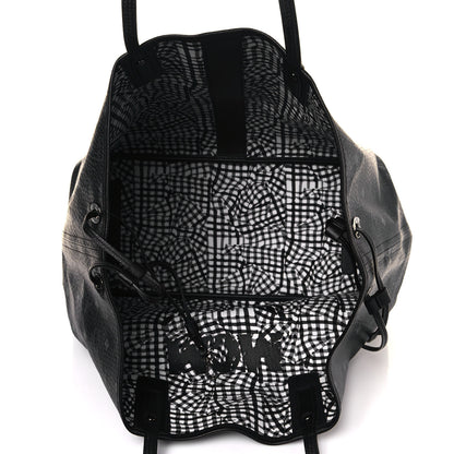 MCM Visetos Large Liz Reversible Shopper Tote Black 6 of 19