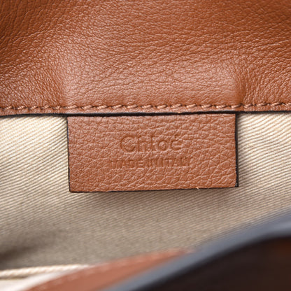 Chloe Suede Calfskin Mini Faye Backpack Tan 6 of 9