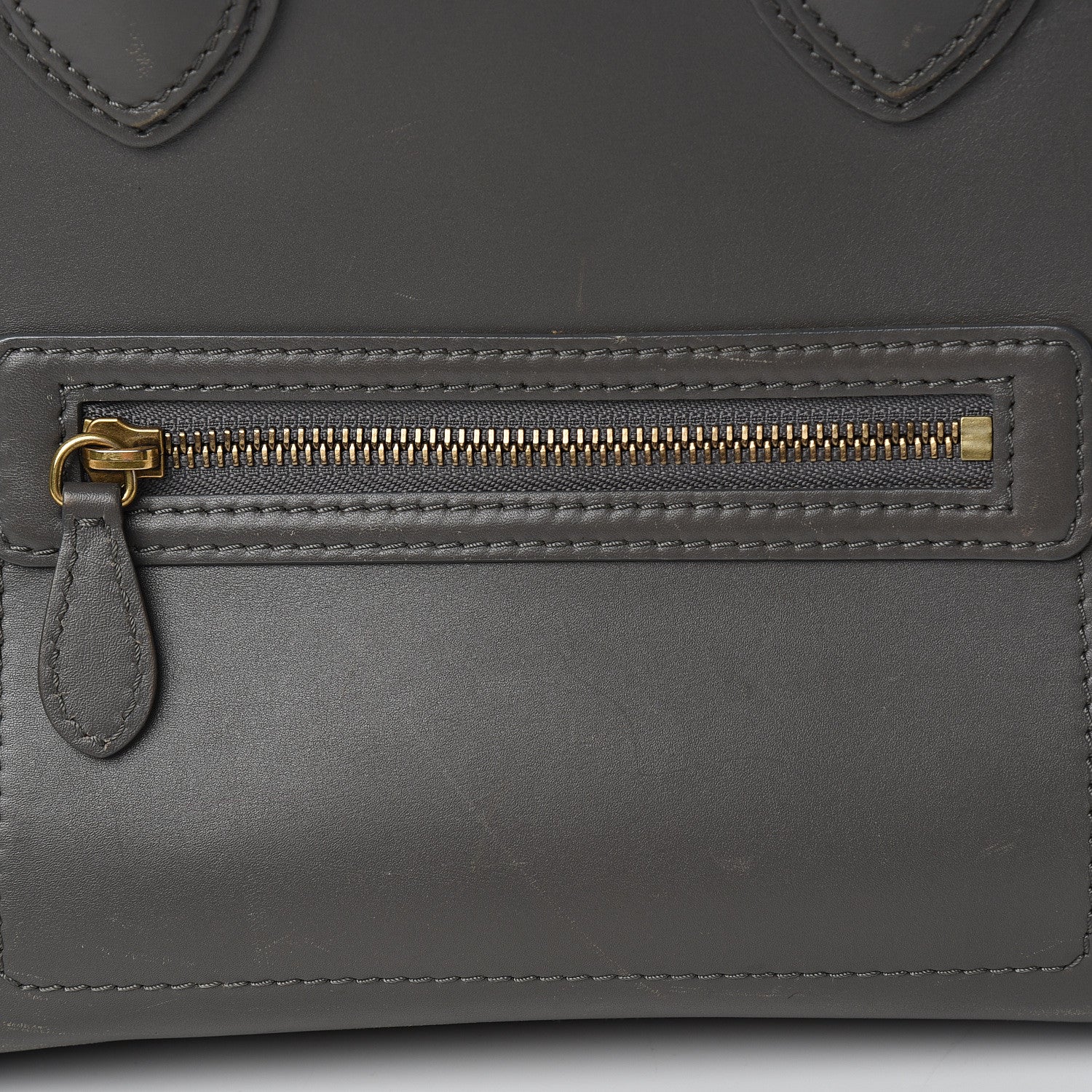 Celine Smooth Calfskin Mini Luggage Smoke 15 of 30