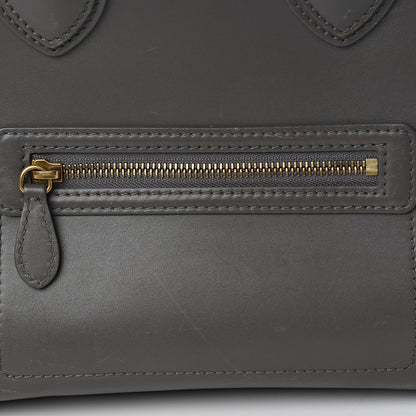 Celine Smooth Calfskin Mini Luggage Smoke 15 of 30