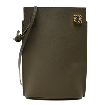 Loewe Smooth Calfskin Dice Pocket  Khaki Green 1 of 10