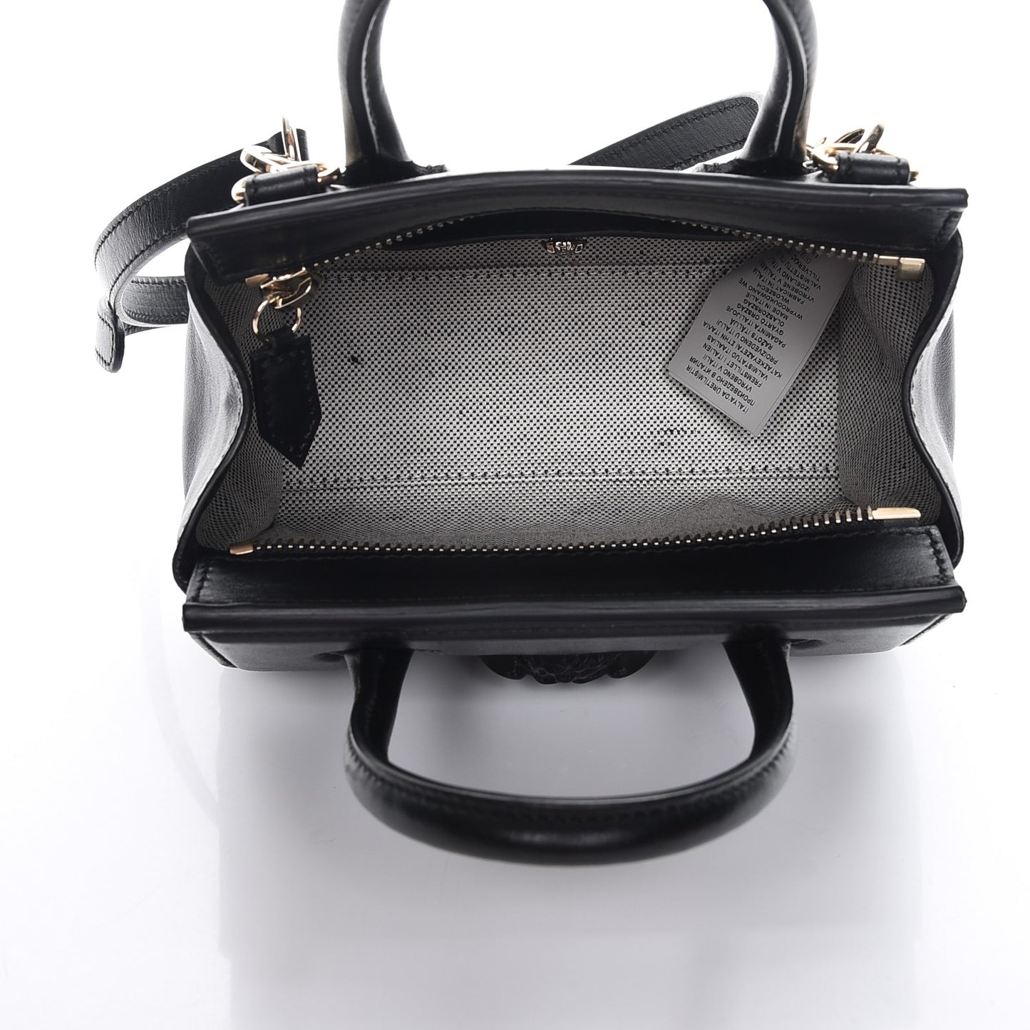Calfskin Small Palazzo Empire Bag Black