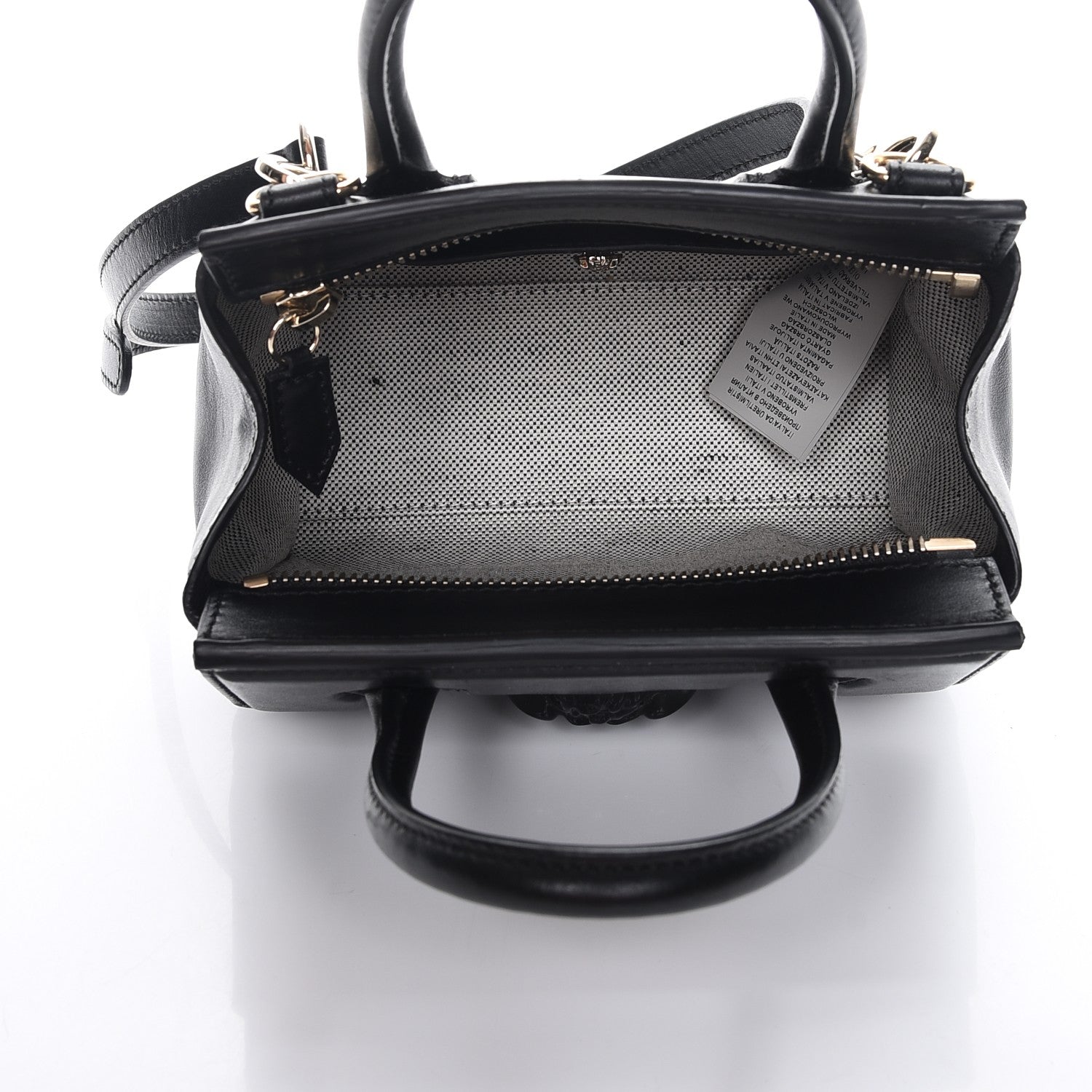 Versace Calfskin Small Palazzo Empire Bag Black 7 of 10
