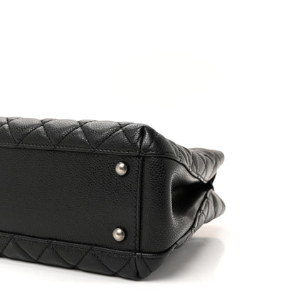 Chanel Caviar Quilted Small City Shopping Tote Black 10 of 10