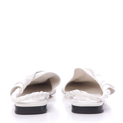 Bottega Veneta Nappa BV Point Ballet Flat 40 White 5 of 8
