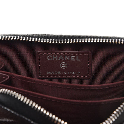 Chanel Caviar Quilted Zip Coin Purse Black 6 of 8