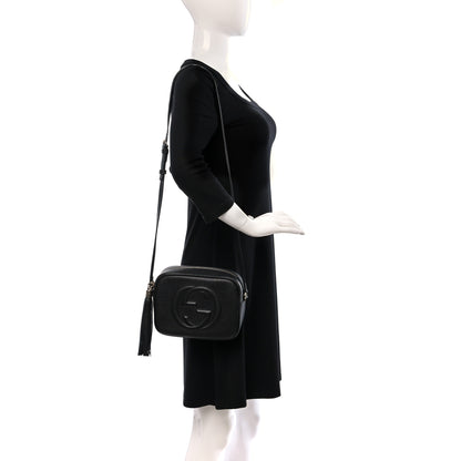 Gucci Pebbled Calfskin Small Soho Disco Bag Black 2 of 11