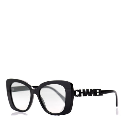 Chanel Acetate Strass Square Sunglasses 5422 Black 1 of 9