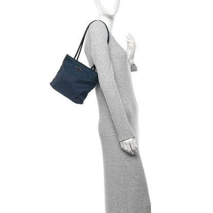 Prada Tessuto Nylon Tote Blue 2 of 10