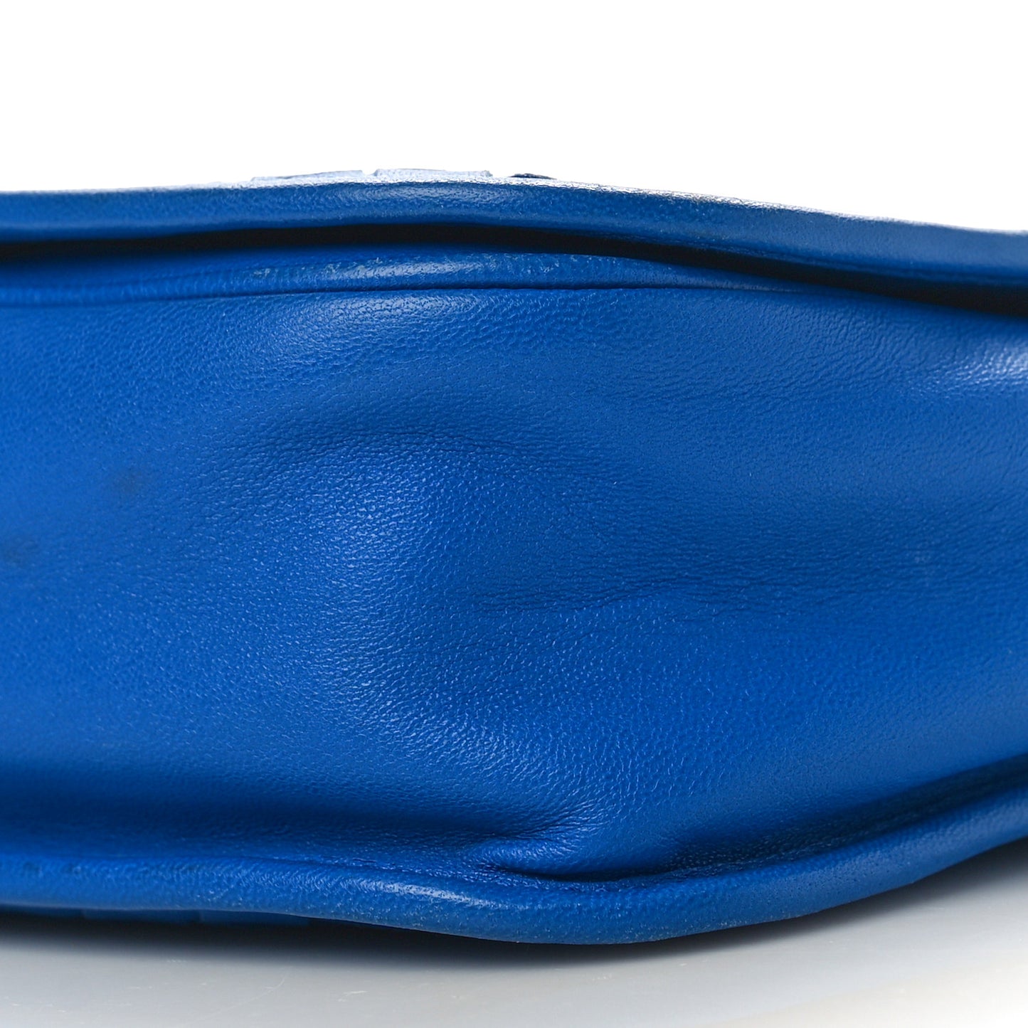 Nappa Intrecciato Messenger Bag Blue