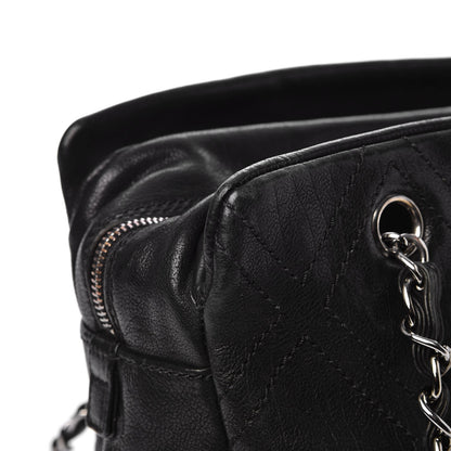 Chanel Calfskin Small Diamond Stitch Tote Black 8 of 13