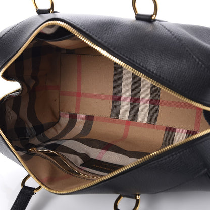 Burberry Derby Calfskin Medium Alchester Bowling Bag Black 5 of 7