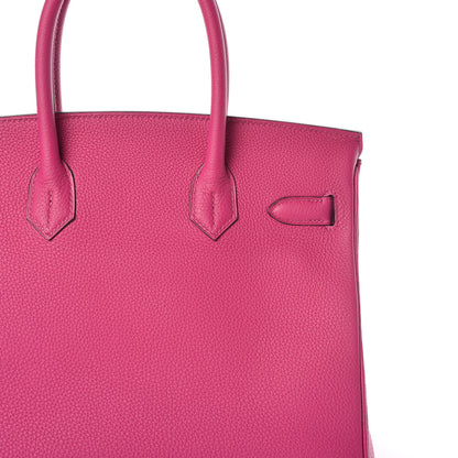 Hermes Togo Birkin 30 Rose Pourpre 14 of 32