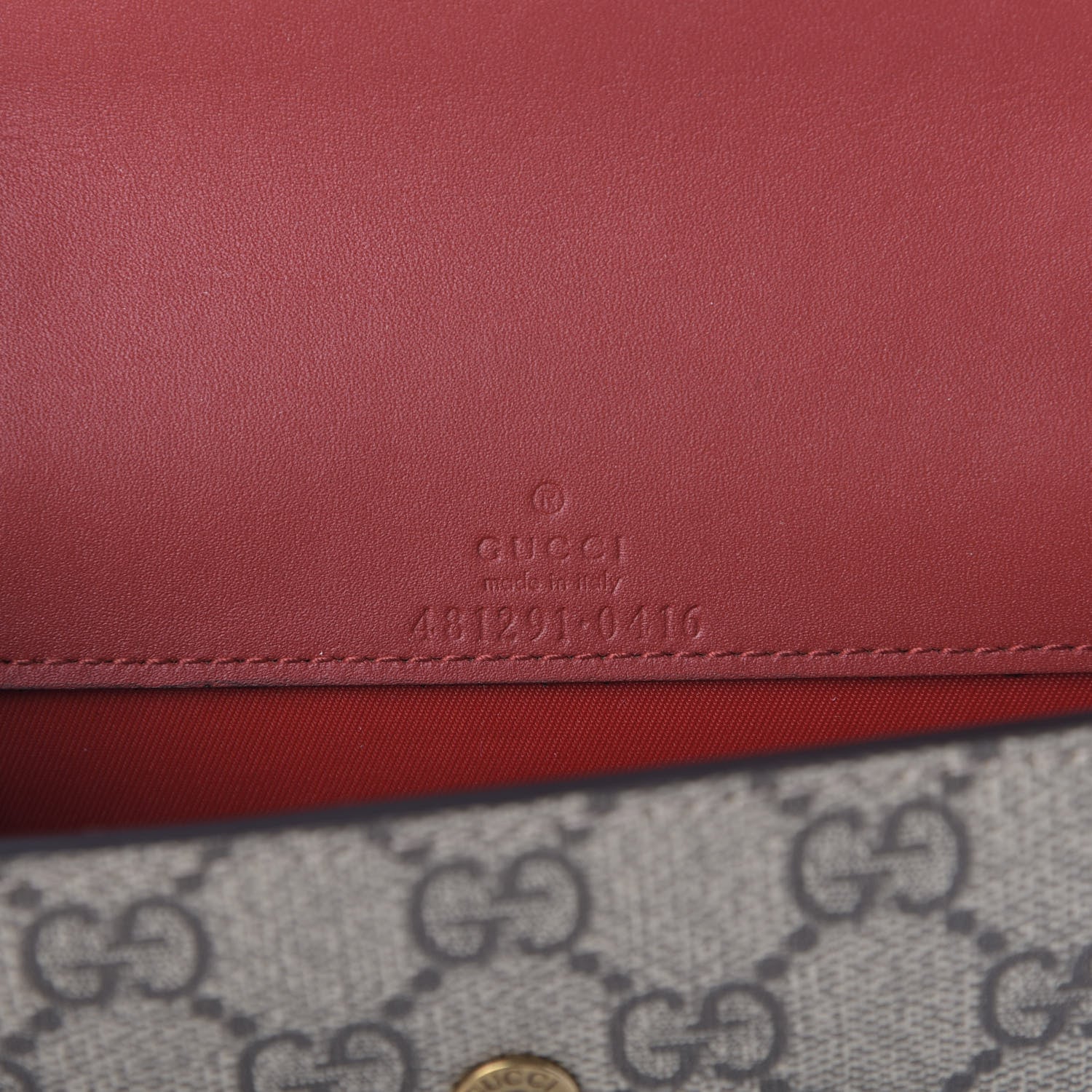 Gucci GG Supreme Monogram Mini Cherry Chain Bag 8 of 8