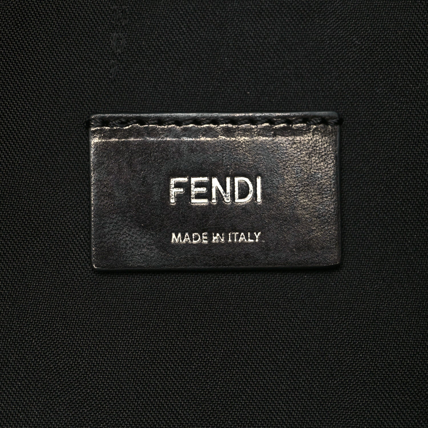 Fendi Nylon Shearling Vitello Elite Lightbulb Backpack Black Narciso 6 of 10