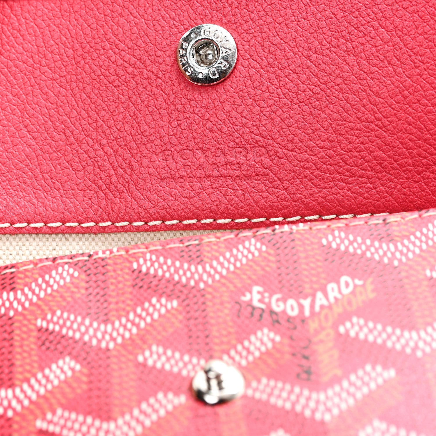 Goyard Goyardine Le Jardin Saint Louis GM Fuchsia 7 of 11