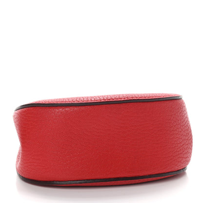 Chloe Grained Lambskin Mini Drew Shoulder Bag Plaid Red 4 of 9