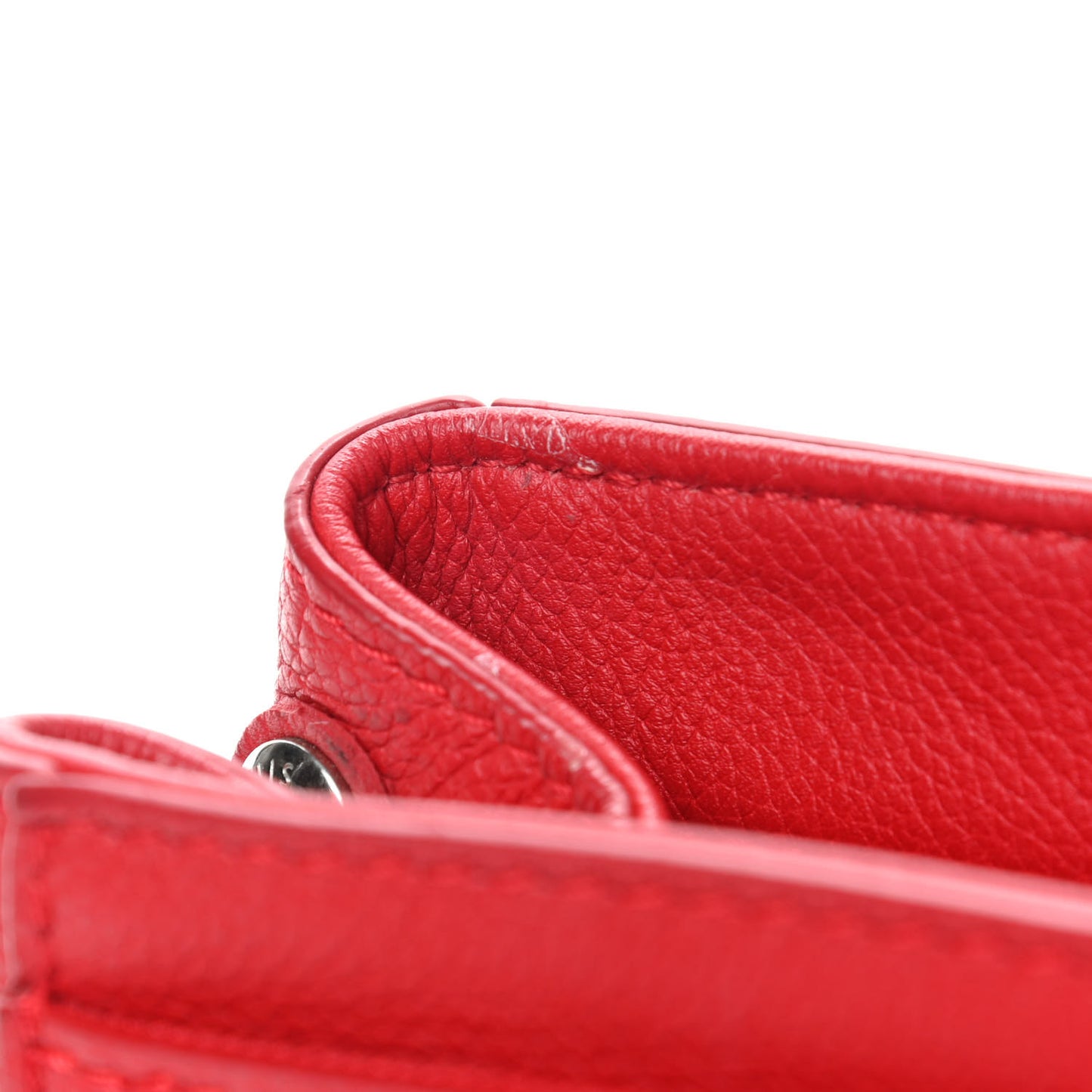 Calfskin Lockme II Chain Bag BB Rubis