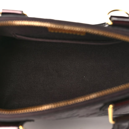 Louis Vuitton Vernis Rayures Alma BB Amarante 4 of 7