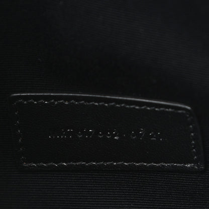 Saint Laurent Grain De Poudre Matelasse Chevron Monogram Envelope Clutch Fog 7 of 8