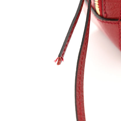 Gucci GG Supreme Monogram Flora Web Small Ophidia Top Handle Shoulder Bag Hibiscus Red 16 of 17