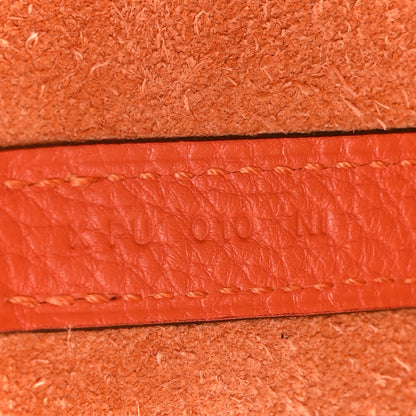 Hermes Taurillon Clemence Picotin Lock 18 PM Orange Poppy 7 of 12