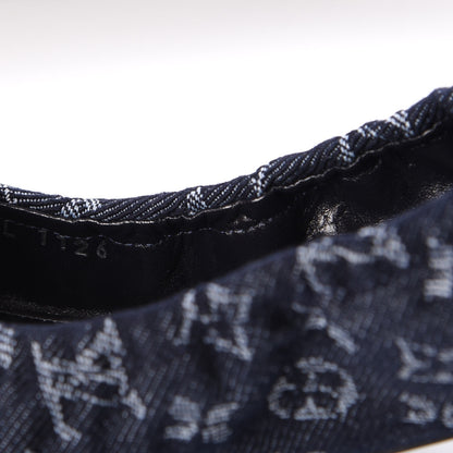 Louis Vuitton Monogram Denim Elba Ballerina Flats 39 Marine 6 of 8