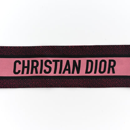 Christian Dior Silk Mizza Mitzah Scarf Pink Multicolor 3 of 3
