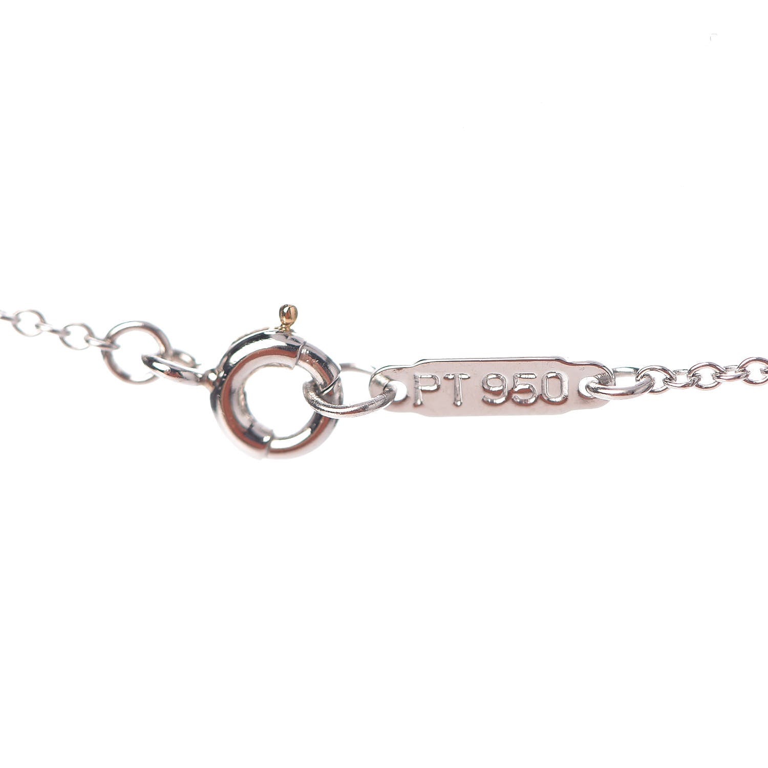 Tiffany Platinum Diamond .17ct Solitaire Pendant Necklace 6 of 6