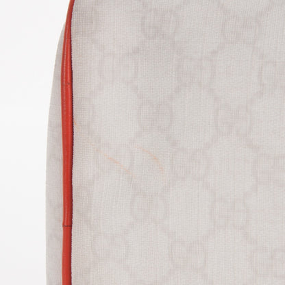 Gucci GG Plus Monogram Web Stripe Medium Joy Boston Orange 10 of 11