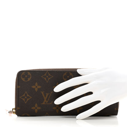 Louis Vuitton Monogram Clemence Wallet Rose Ballerine 2 of 8
