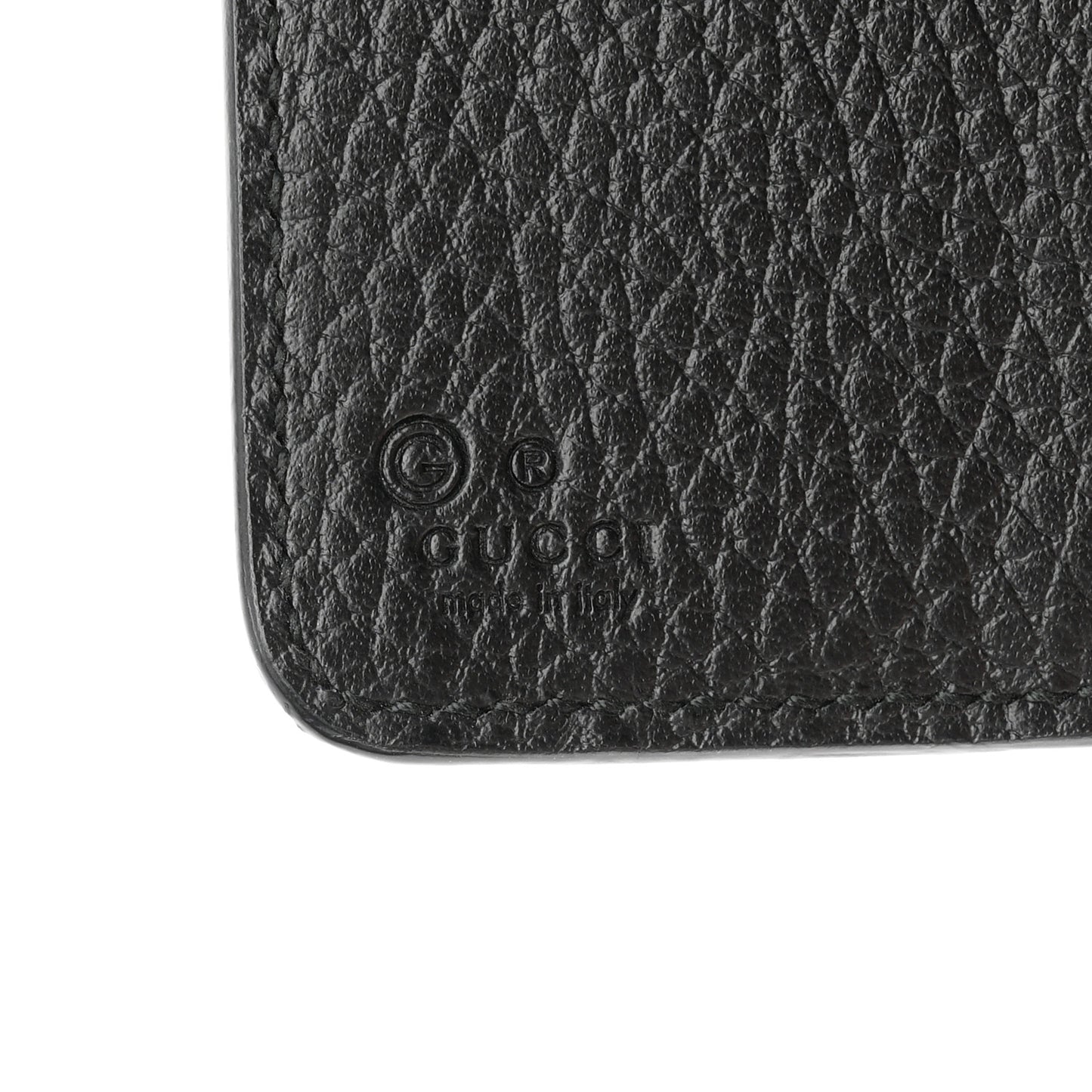 Dollar Calfskin Interlocking G Continental Wallet Black