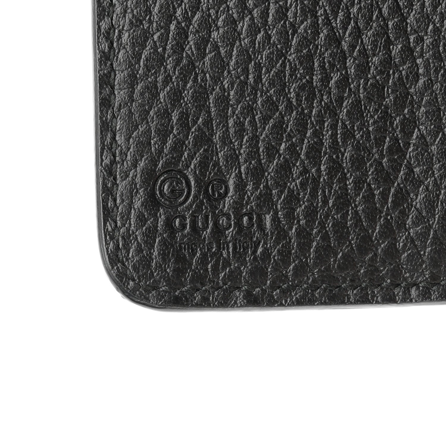 Gucci Dollar Calfskin Interlocking G Continental Wallet Black 6 of 8