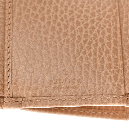 Gucci Dollar Calfskin Enamel Monochrome Medium GG Marmont Wallet Camelia 7 of 9