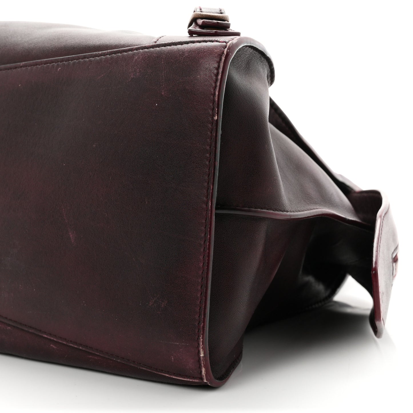Used Calfskin Rust Hardware Neo Classic City Burgundy
