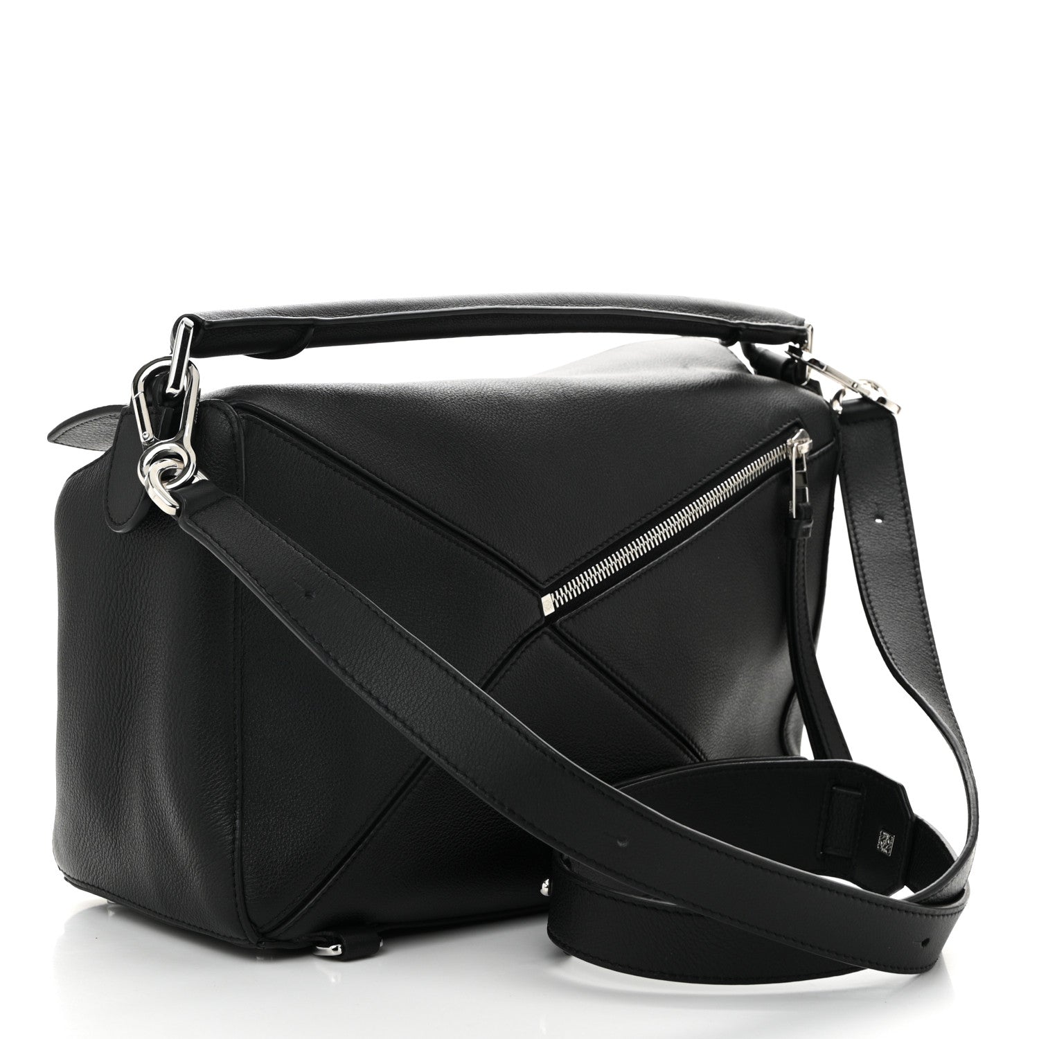 Loewe Calfskin Medium Puzzle Bag Black 3 of 11