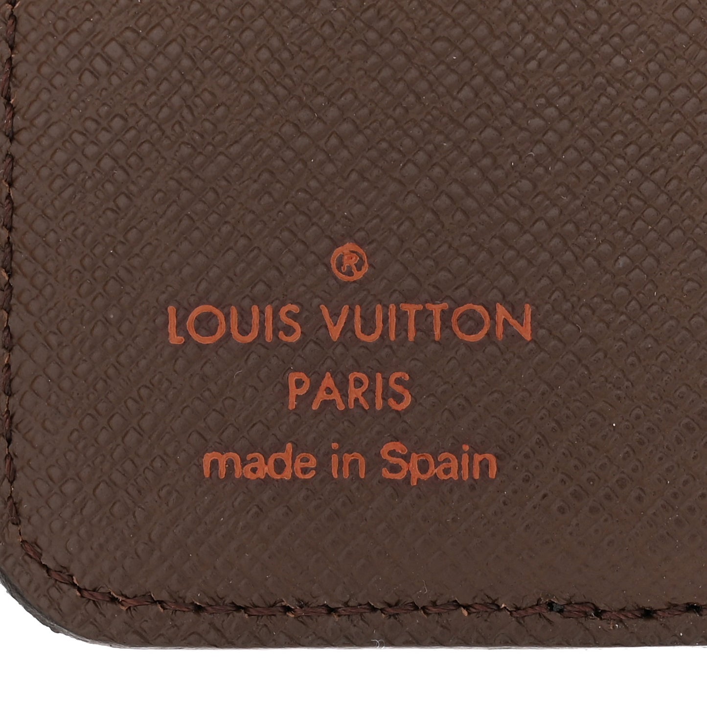 Damier Ebene Zippe Zipped Compact Wallet