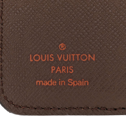 Louis Vuitton Damier Ebene Zippe Zipped Compact Wallet 7 of 9